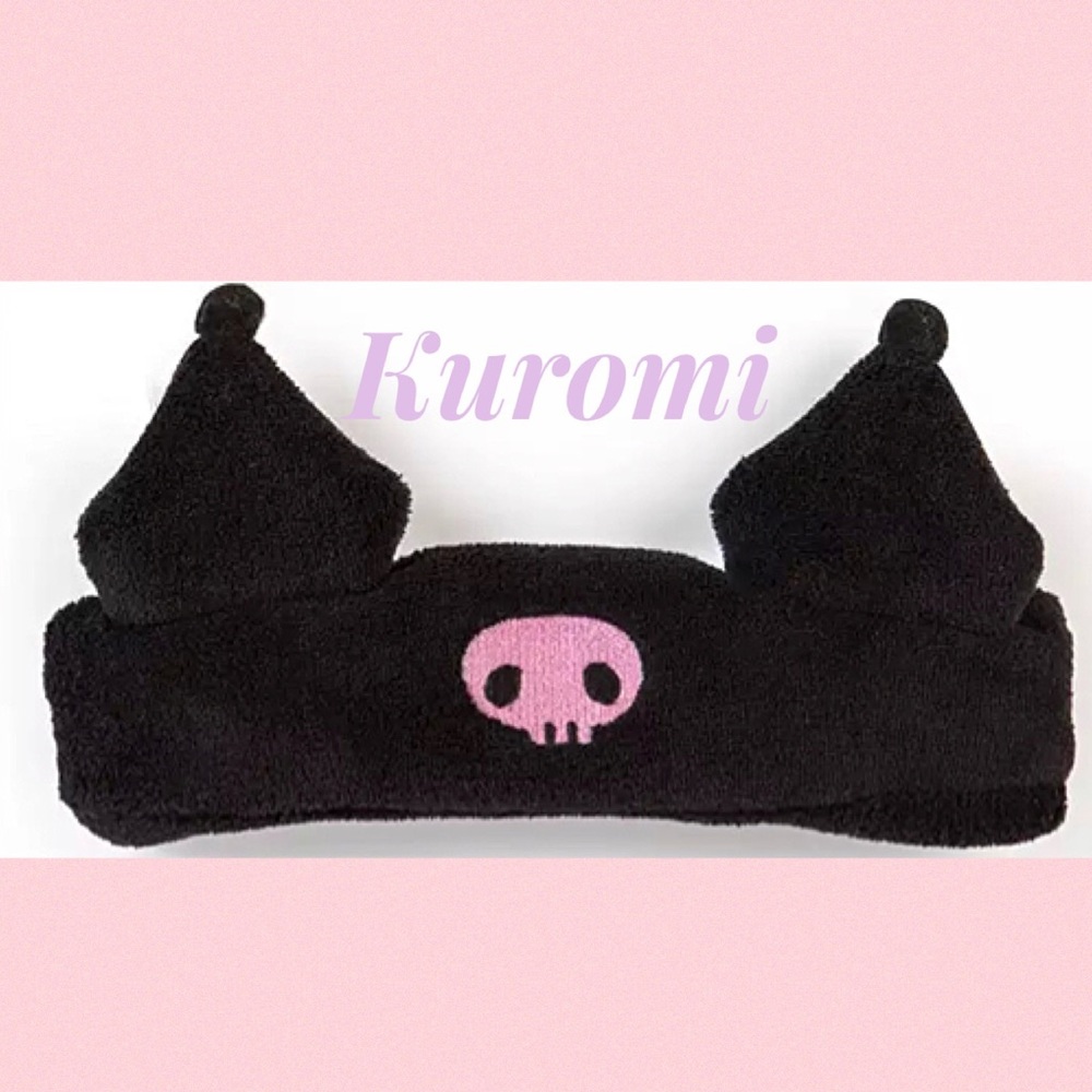 Hello kitty Kuromi signature Plush Headband.NWT - Picture 3 of 7